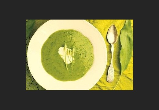 Рецепты постных блюд:суп из черемши
